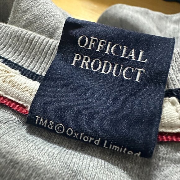 Vtg Official Oxford University Sweatshirt XL Gray Crewneck Pullover academia - Picture 7 of 7